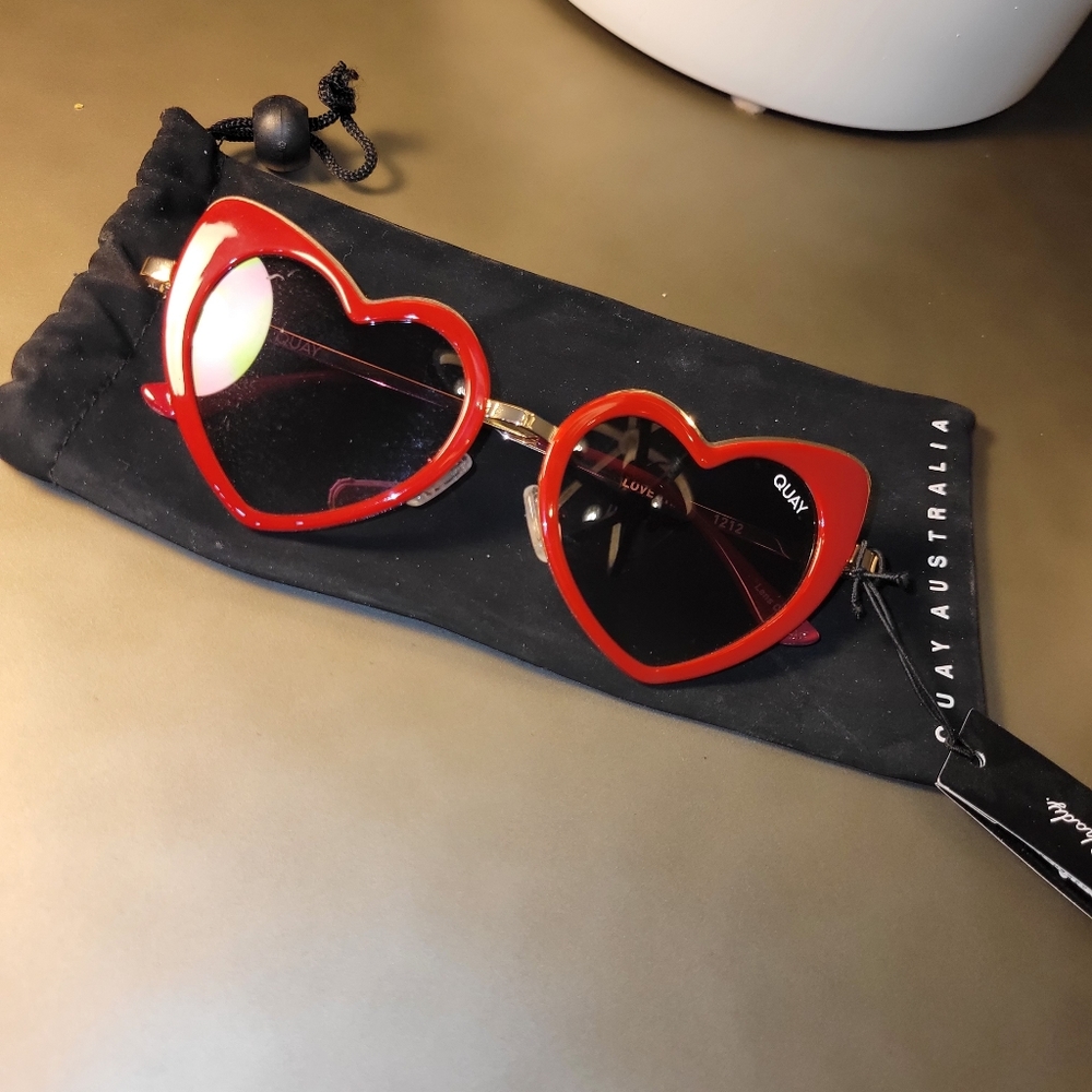 New Quay heart sunglasses